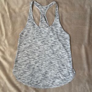 lululemon athletica Black and White Racerback Tank Top